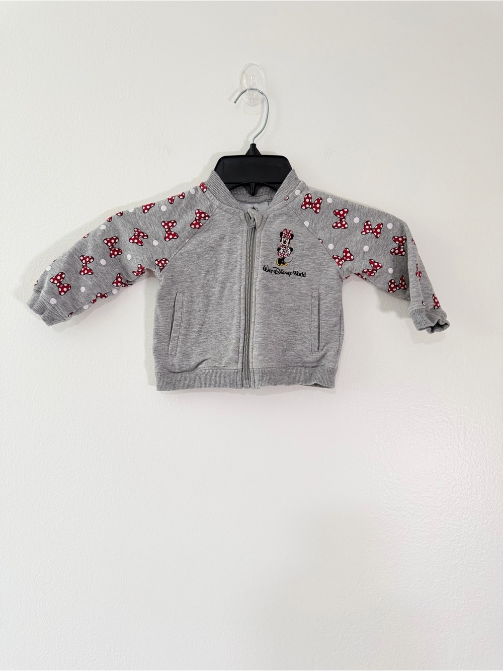 Disney Baby Minnie Mouse Walt Disney World Zip Jacket Gray 12M